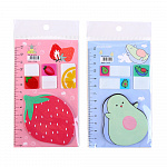 закладки 85*143 мм mazari bright fruit, 3+07л пэ+1*15л бум. с/кл /44/1320/