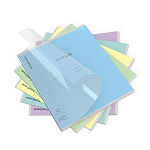 ТЕТРАДЬ 12 Л, ЛИН. ERICHKRAUSE КЛАССИКА COVERPRO GLOSSY, ПЛАСТ. ОБЛ. НА СКОБЕ, MIX-PACK /10/280/
