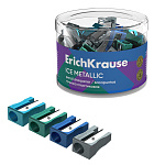 ТОЧИЛКА ПЛАСТ. ERICHKRAUSE EASYSHARP, ICE METALLIC, АССОРТИ, ТУБУС /60/1080/