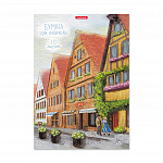 БУМАГА Д/АКВАРЕЛИ А4, 10 Л, ERICH KRAUSE® PROMENADE, В ПАПКЕ, БЕЛЫЙ /40/