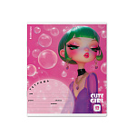 ТЕТРАДЬ 12 Л, КЛ. ERICHKRAUSE BUBBLE GIRL, ВЫБ. УФ-ЛАК, MIX-PACK /10/280/ 