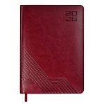 ЕЖЕДНЕВНИК 2026 ГОД, А5, 176 Л, ESCALADA. САРИФ БОРДОВЫЙ, К/З, ТВ. ПЕРЕП. ПОРОЛОН /15/30/