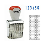 НУМЕРАТОР 6-РАЗРЯДНЫЙ, ШРИФТ 4 ММ. ПЛАСТ. /10/