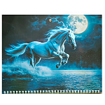 КАЛЕНДАРЬ КВАРТАЛЬНЫЙ 2026, ЛУННАЯ НОЧЬ, МЕТАЛЛ+ОБЪЕМ /30/