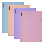 УГОЛОК А4. ПЛАСТ. ERICHKRAUSE SOFT MANGA, 0,18 ММ, НЕПРОЗР. АССОРТИ /12/300/ РФ