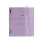 ТЕТРАДЬ 12 Л, ЛИН. ERICHKRAUSE КЛАССИКА COVERPRO GLOSSY, ПЛАСТ. ОБЛ. НА СКОБЕ, MIX-PACK /10/280/