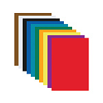 КАРТОН ЦВЕТНОЙ A4, 10 Л, 10 ЦВ. ЮНЛАНДИЯ. МЕЛ. В ПАПКЕ /40/