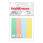 ЗАКЛАДКИ 18,75*75 ММ ERICHKRAUSE, 04ЦВ/100Л, С/КЛ, БУМАГА, АССОРТИ /12/384/